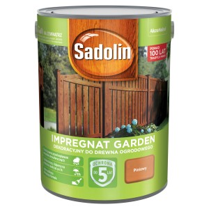 Puszka Sadolin Imprägnat Garden impregnat do drewna, odcień Piniowy, do użytku zewnętrznego.