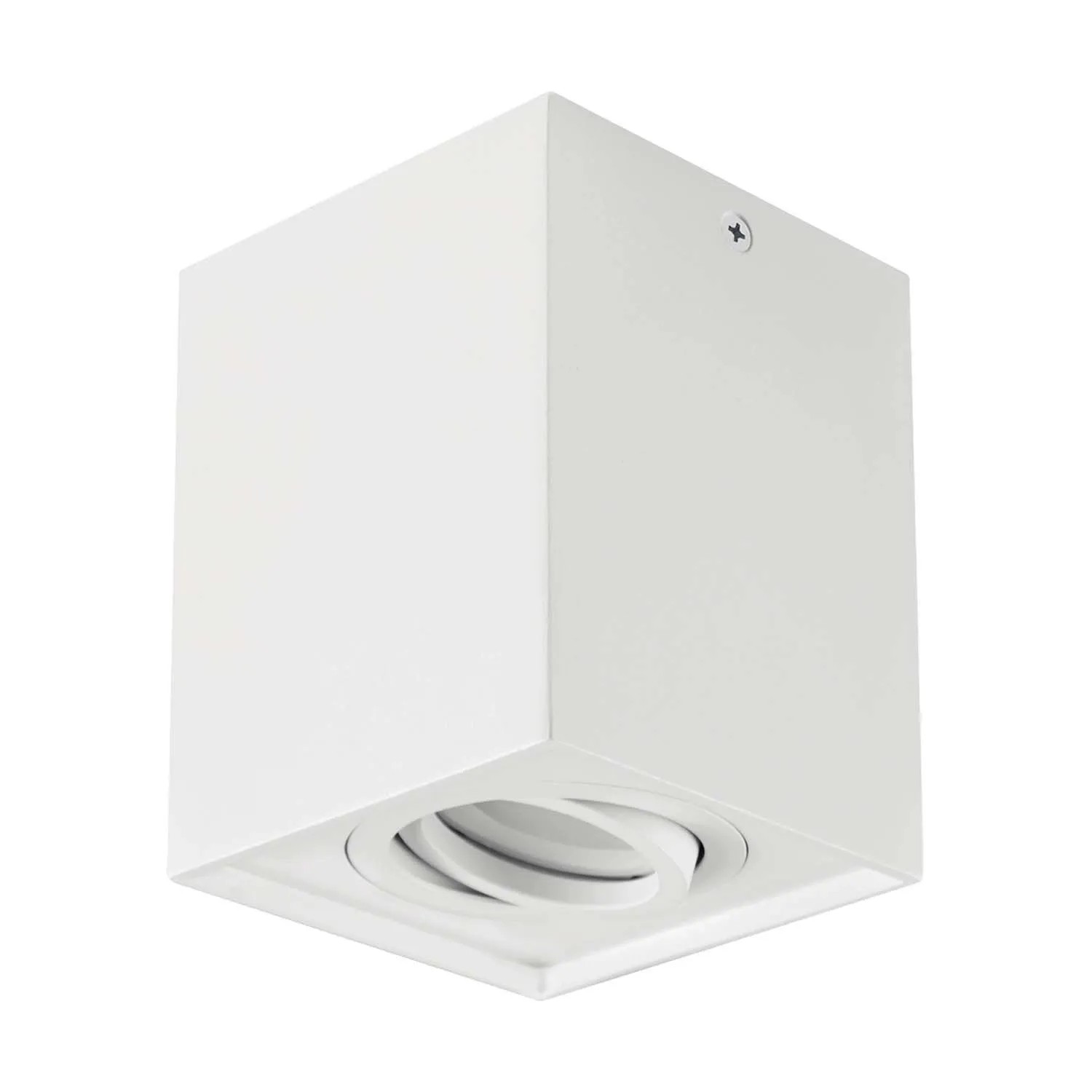 Struhm Lampa sufitowa kwadratowa HARY D WHITE 1xGU10 35W 12,5x9,4cm biała