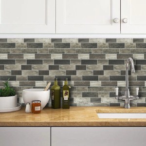 Mozaika ścienna samoprzylepna płytka Drewno 25x30