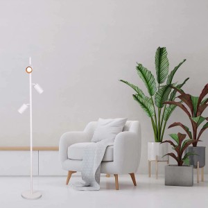 Goldlux Lampka podłogowa MARIBEL 3xGU10 12W biało-złota
