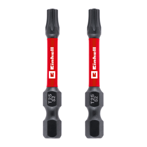 Zestaw bitów udarowych Einhell, 2-częściowy, T25, do wkrętaków i wkrętarek akumulatorowych.