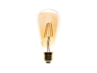Eko-Light Żarówka dekoracyjna st64 Amber 6W 700lm E27 2700K
