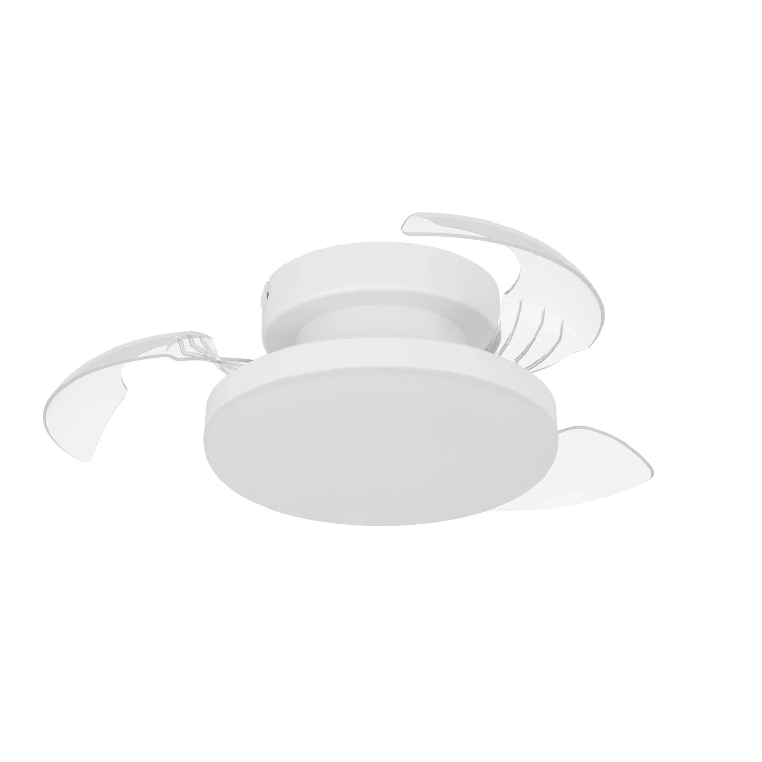 Eglo Lampowentylator LED HOVLEY z pilotem 15W CCT 1650lm śr. 41 cm biały