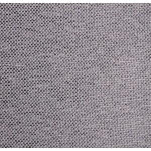 Zbliżenie tkaniny zasłony. Delikatna, tkana struktura w kolorze szarym.