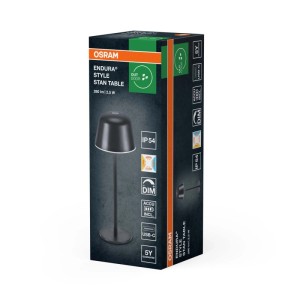 OSRAM Lampka stołowa LED CCT USB ciemnoszara