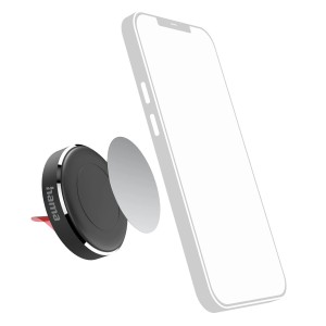 Hama magnetyczny uchwyt samochodowy do telefonu na deskę rozdzielczą, obrotowy 360°, uniwersalny.