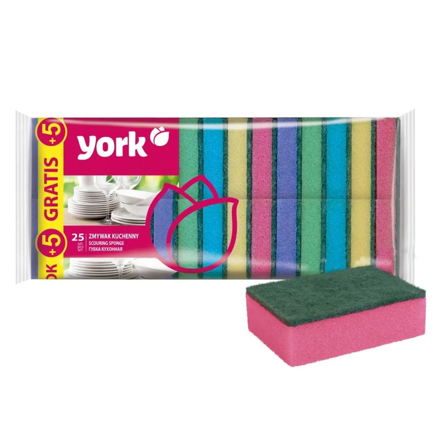 York Zmywak kuchenny 25+5 szt. gratis