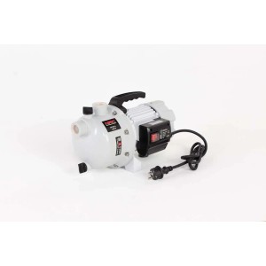 Szara pompa ogrodowa do oczek wodnych i systemów nawadniania.