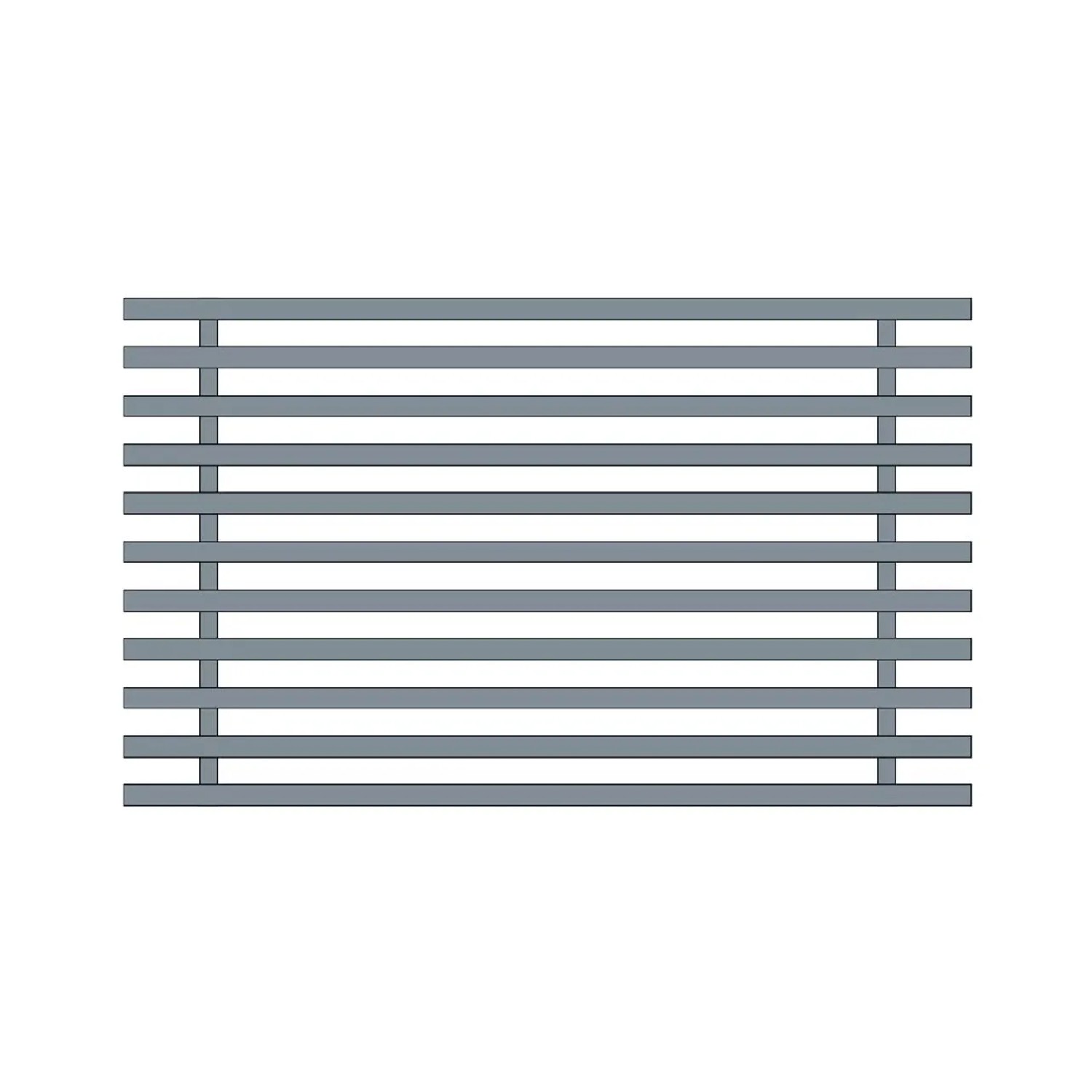 Jarmex Przęsło ogrodzeniowe Rimini antracyt mat 200x120cm