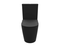 Kompakt WC VERANO bezkołnierzowa czarny