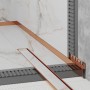 Eviso Listwa czołowa brodzikowa miedź 130 cm_2