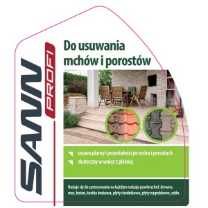 Sannprofi Preparat do usuwania mchów i porostów 1l