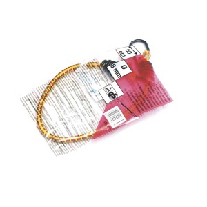 Ekspander gumowy 8 mm x 60 cm z metalowymi haczykami do transportu i zabezpieczania ładunku.