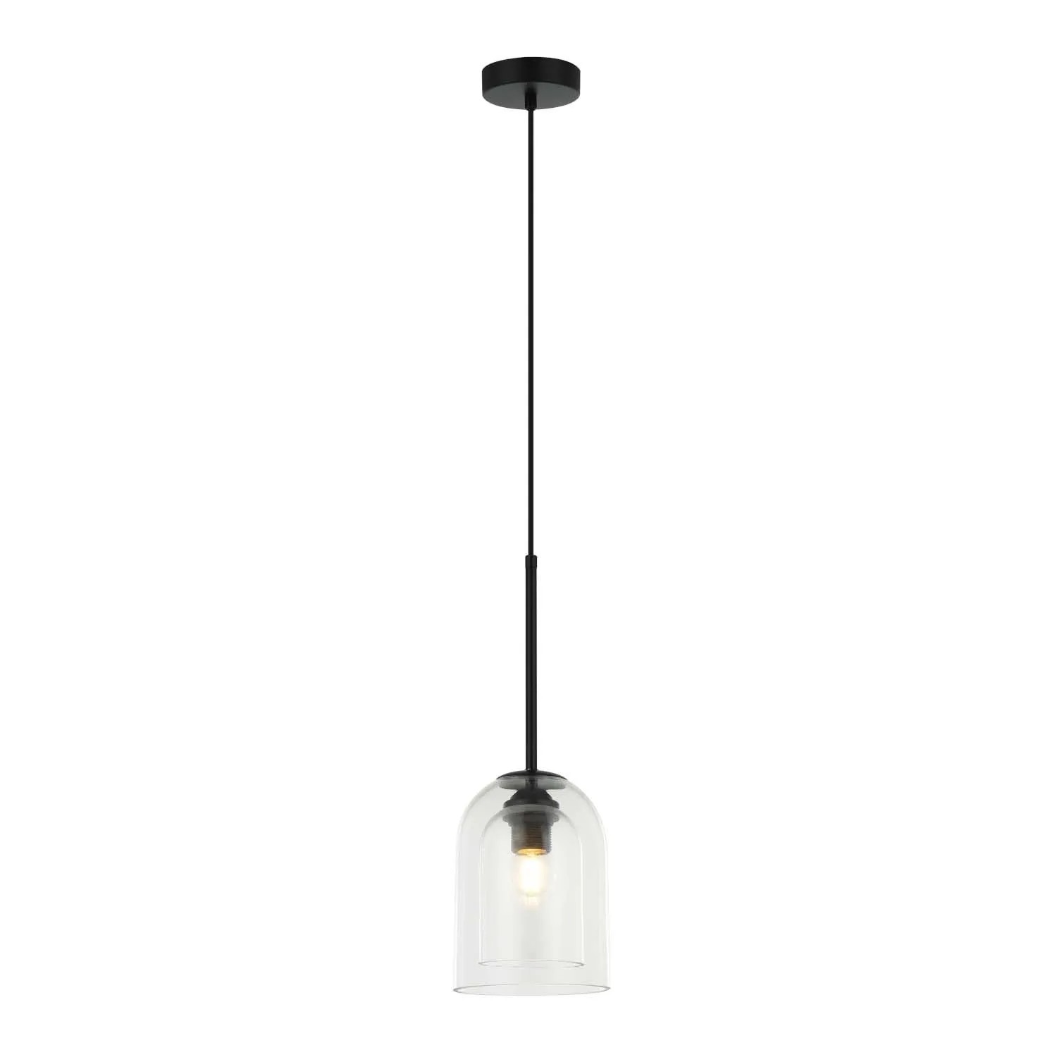 Light Prestige Lampa wisząca ELARIS 1xE27 max. 15W transparentna