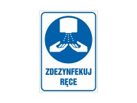 Metro Oznaczenie Zdezynfekuj ręce
