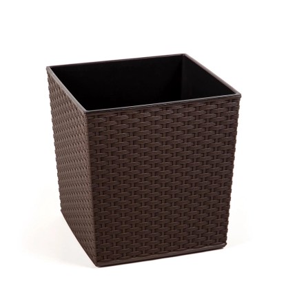 Doniczka Juka rattan mokka - 30x30 cm