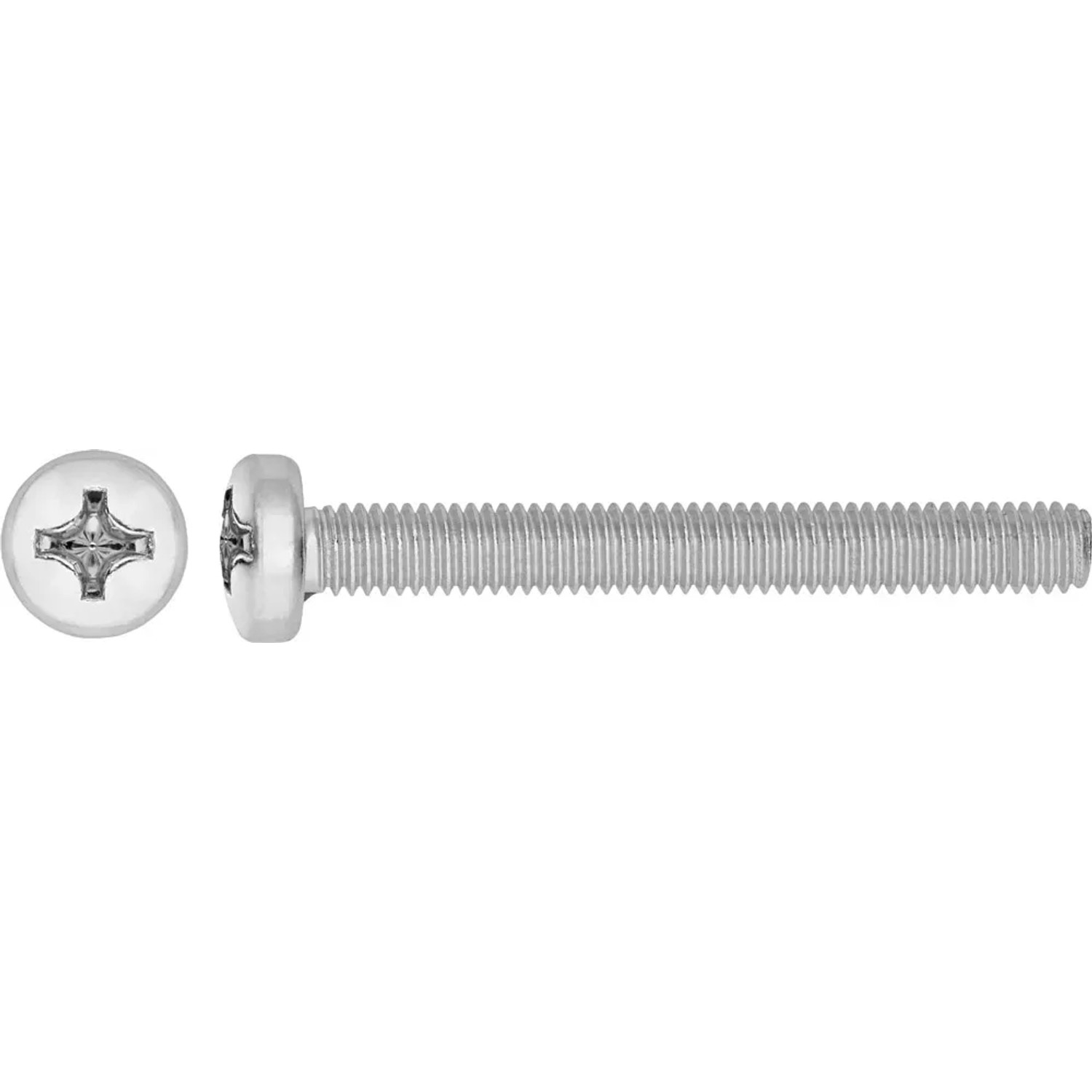 LUX-TOOLS Wkręt do metalu walec nierdzewny 4x16mm 8szt.