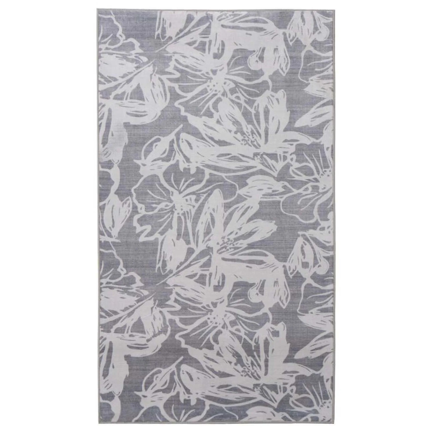 Splendid Dywan drukowany FRIDA mikrofibra 50 x 80 cm szar
