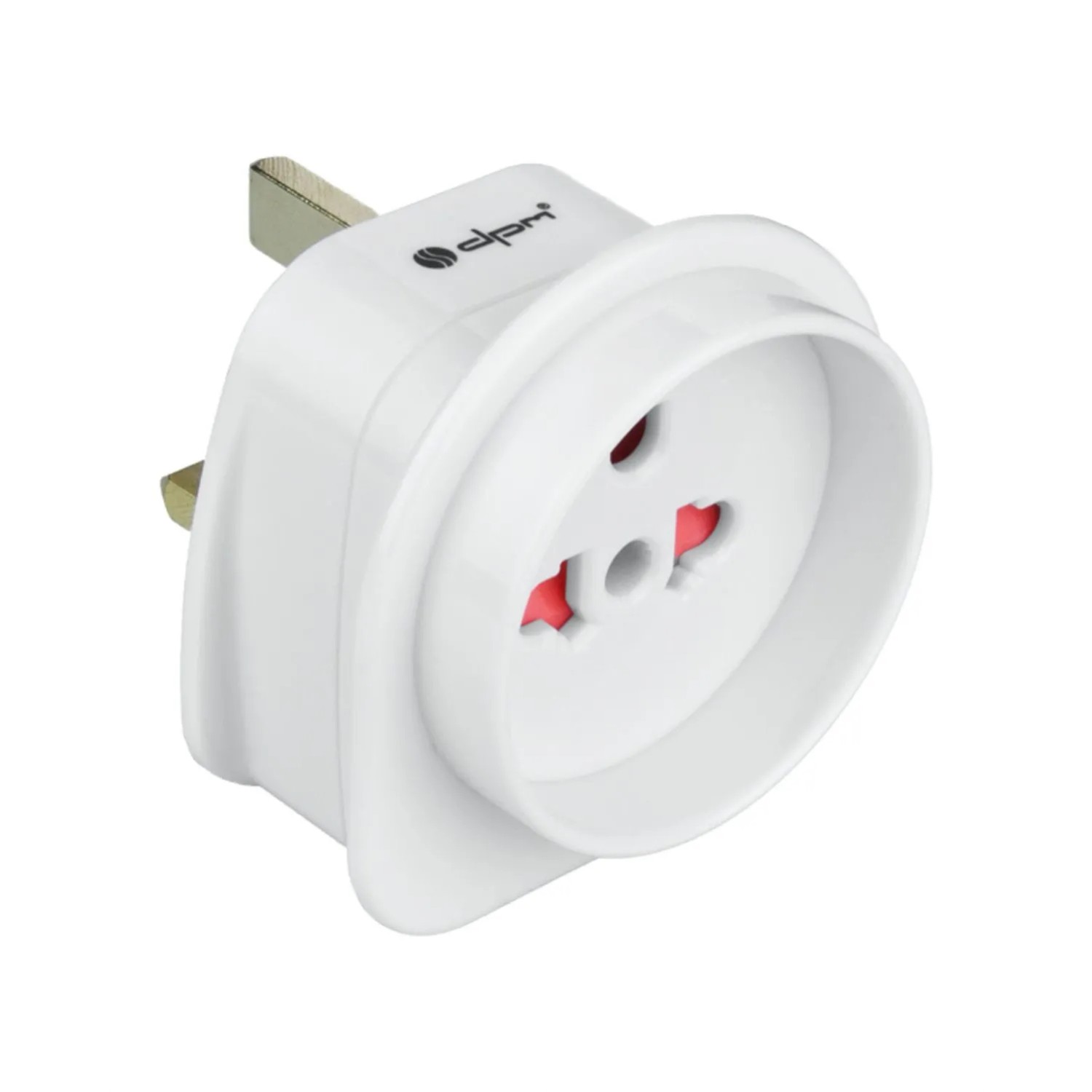 DPM Adapter podróżny UK biały