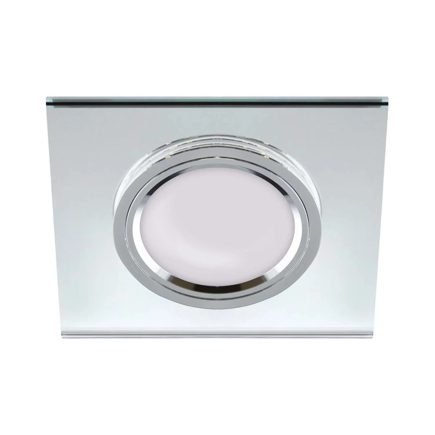 Struhm Lampa podtynkowa SELENA D CLEAR 1xGU10/MR16 35W 9x9cm przezroczysta