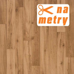 Wykładzina PCV imitująca drewno, sprzedawana na metry. Idealna do remontów.