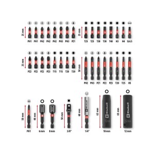 Einhell Zestaw bitów udarowych M-CASE - 33 szt.