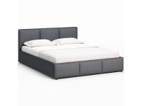 Łóżko tapicerowane Nela 160 x 200 grafitowe Łóżko tapicerowane Nela 160 x 200 grafitowe