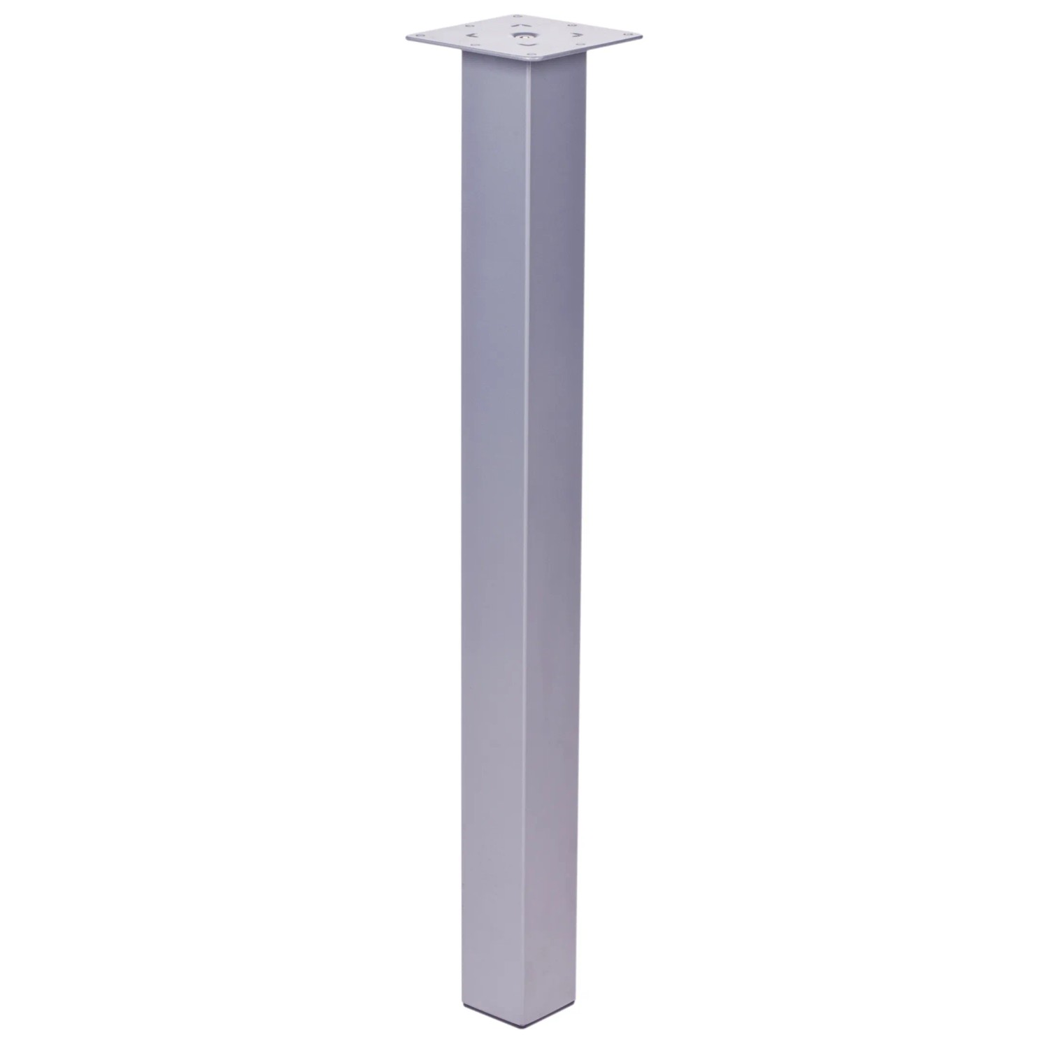 Hettich Noga do mebli srebrna 6,5 cm x 6,5 cm x 71 cm