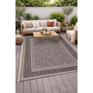 Marbex Dywan zewnętrzny STRADA 120 x 160 cm brązowy