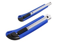 LUX Zestaw noży uniwersalnych 9 mm / 18 mm 4-częściowy LUX Zestaw noży uniwersalnych 9 mm / 18 mm 4-częściowy