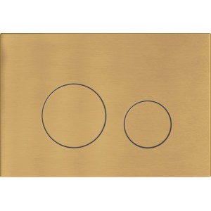 Ravak Przycisk Circle WC złoty szczotkowane 245 mm