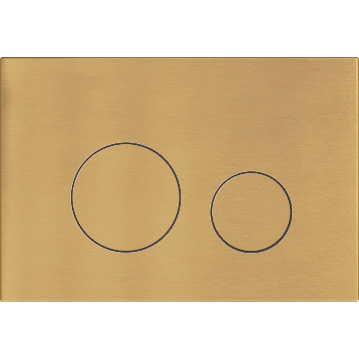 Ravak Przycisk Circle WC złoty szczotkowane 245 mm