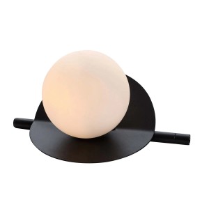 Rabalux Lampa stołowa JULES kula 1xG9 5W czarno-biała