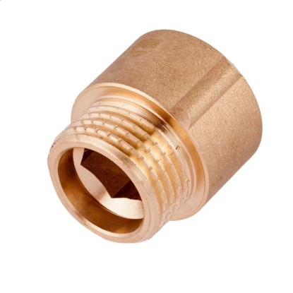 Invena Przedłużka GW/GZ mosiądz 1/2" x 15mm