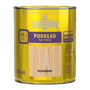 VIDARON Podkład Nitro do lakierów do mebli, bezbarwny, puszka 750 ml.