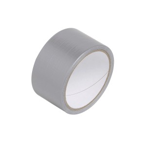 Taśma tkaninowa LUX srebrna, 10 m x 50 mm, uniwersalna do napraw i mocowania.