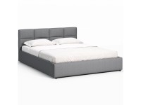 Łóżko tapicerowane Mika 160 x 200 szare Łóżko tapicerowane Mika 160 x 200 szare