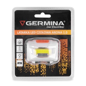 Germina Latarka czołowa bateryjna LED ARONA 1.0 5500K 120lm