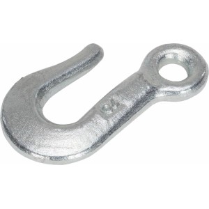 Hak holowniczy ocynkowany, 70x45 mm, do lin stalowych, obciążenie do 150 kg.