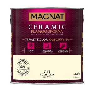 Wiadro z farbą Magnat Ceramic C13 Kocie Oko, matowa, kolorowa farba do ścian.