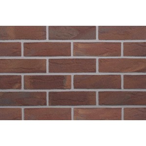 Brązowe płytki klinkierowe t.b.t. imitujące cegłę do wewnątrz i na zewnątrz.