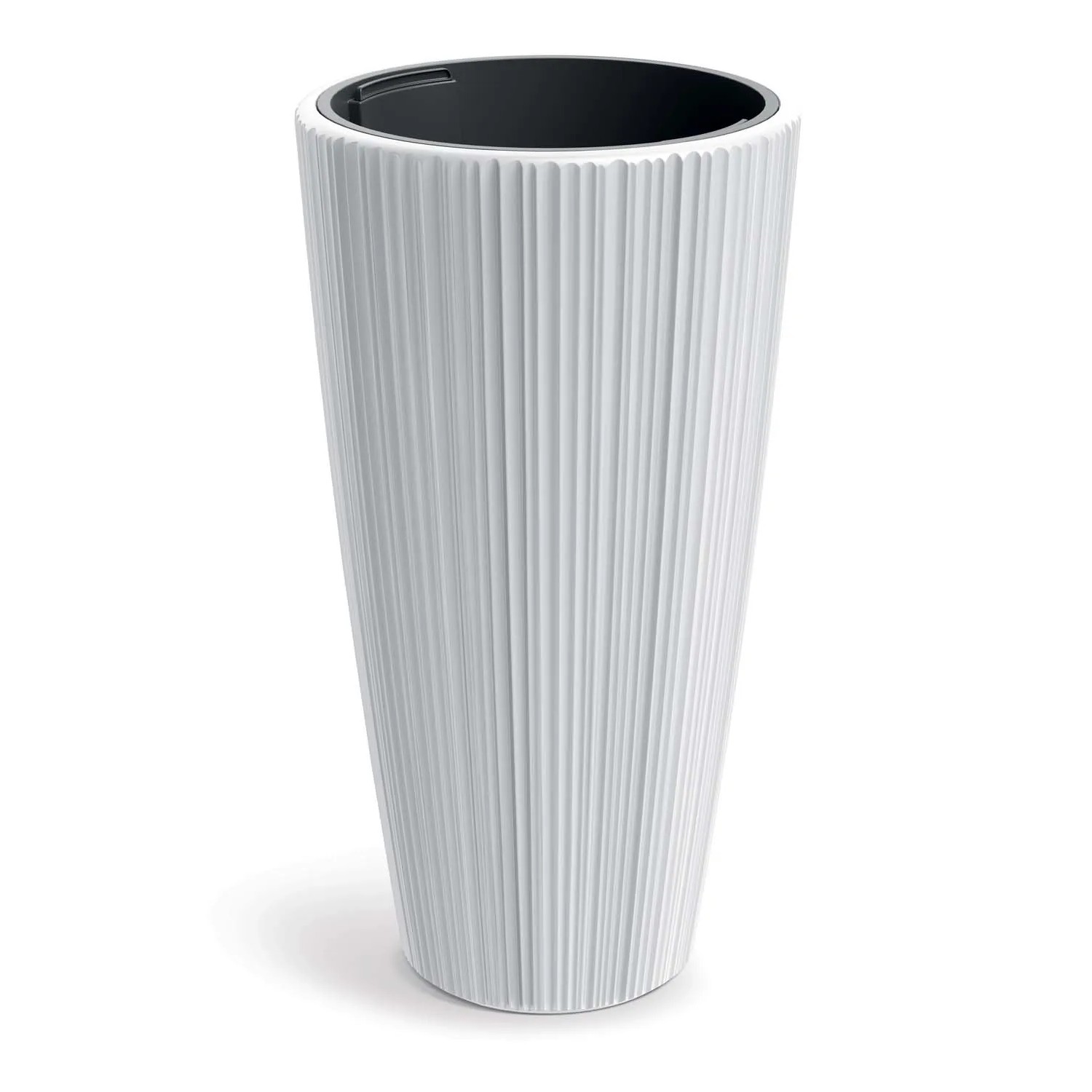 Prosperplast Donica Oro biała - 39 x 39 x 73 cm