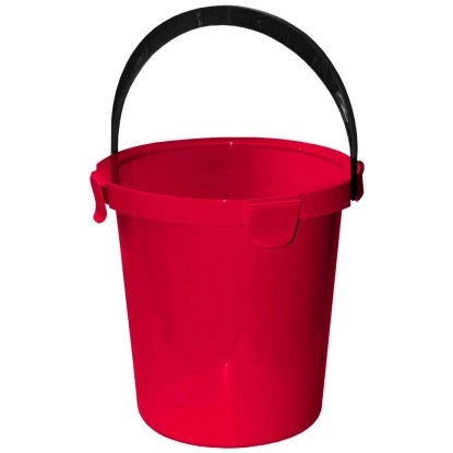 Wiadro BERRY z pokrywą czerwone 5 l