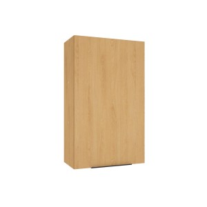 Zestaw mebli kuchennych: Szafka z efektem drewna do kuchni.