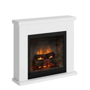 Kominek elektryczny Frode Biały 24x99x88