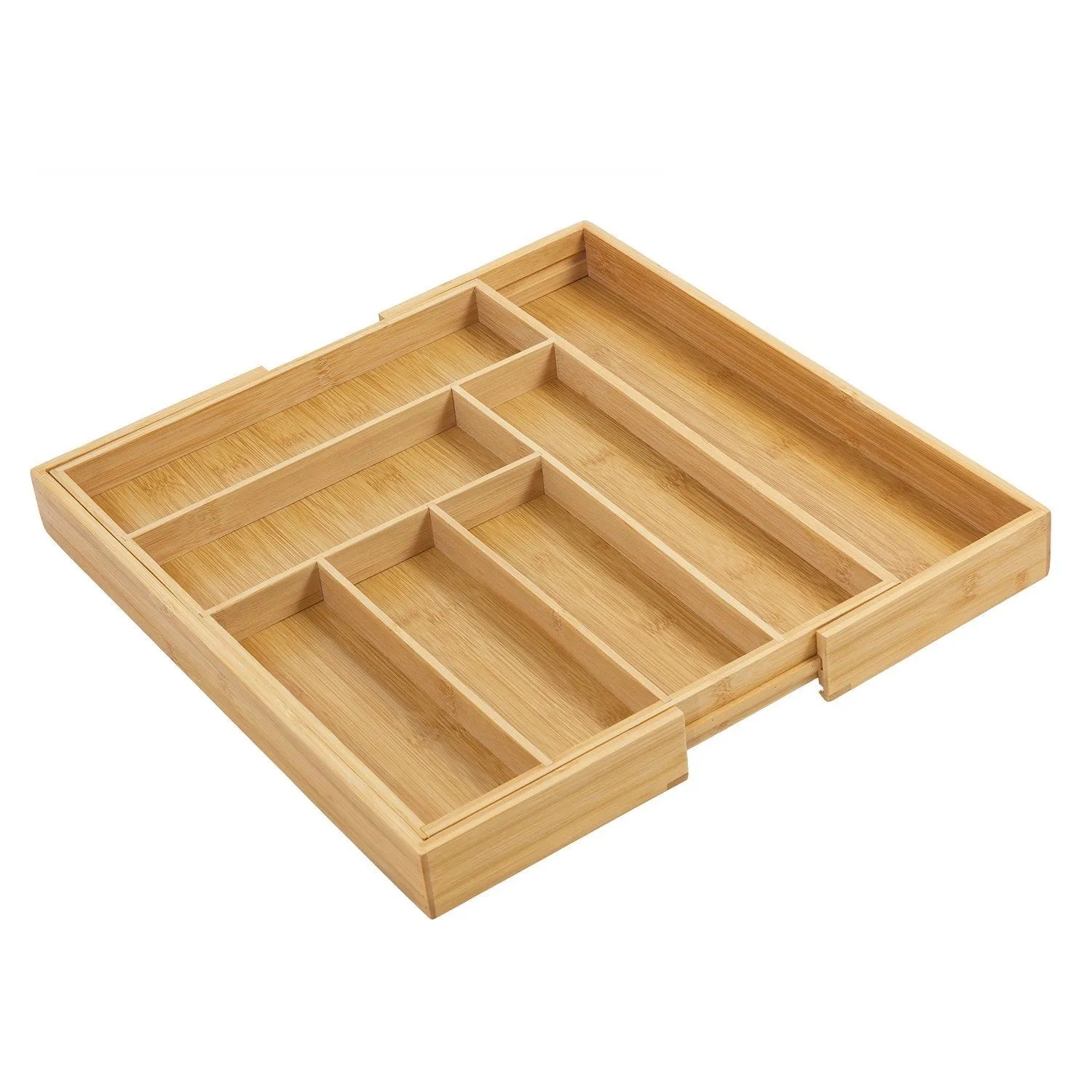 GreenBlue Organizer na sztućce GB379, bambusowy, rozsuwany