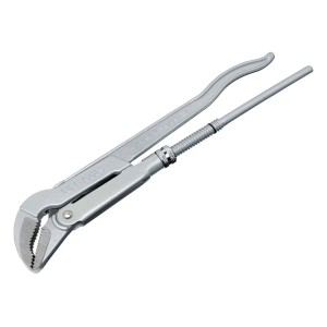 LUX Klucz do rur kątowy 420 mm Comfort, regulowany klucz do rur ze stali chromowo-wanadowej.