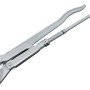 LUX Klucz do rur kątowy 420 mm Comfort, regulowany klucz do rur ze stali chromowo-wanadowej.