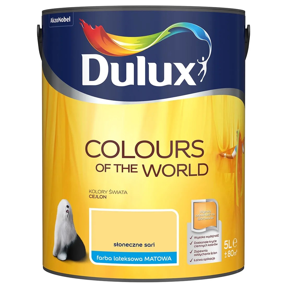 Farba Dulux Kolory Świata słoneczne Sari 5 l