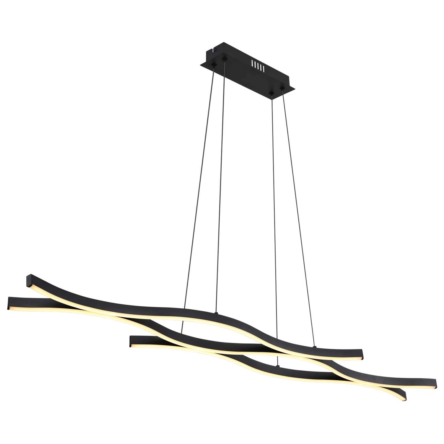 Globo Lampa wisząca LED GERONIMO 35W 3000K 1270lm czarny mat